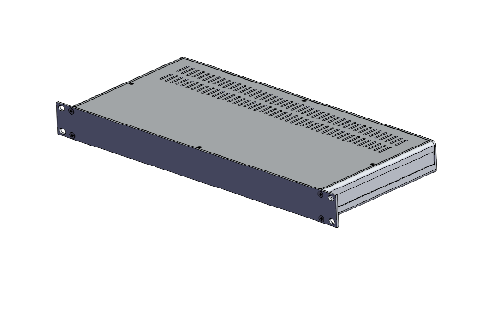 一款用户定制的低成本的全铝1U上架式工控机